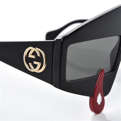 gucci glasses with stones|gucci acetate sunglasses.